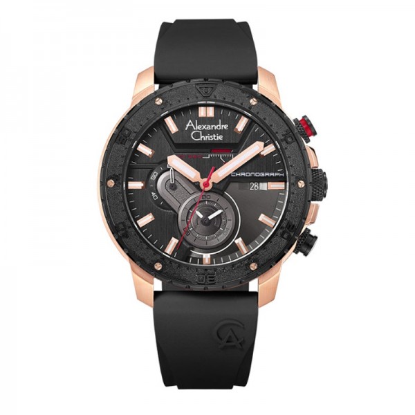 Alexandre Christie AC 6627 Rosegold Black MCRBRBA